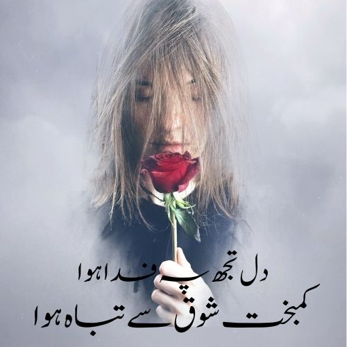 romantic hearted poetry in english urdu