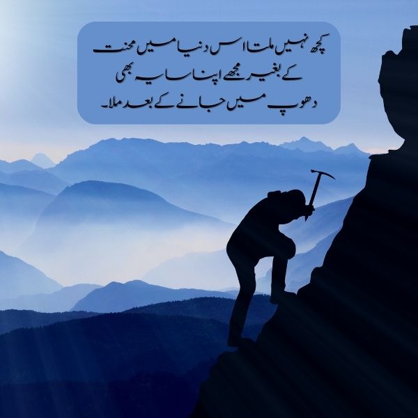 Hard work quote urdu